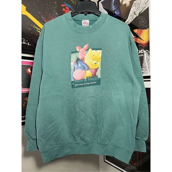 Vintage 90s Disney Winnie The Pooh & Friends Sweater - Picture 1 of 5